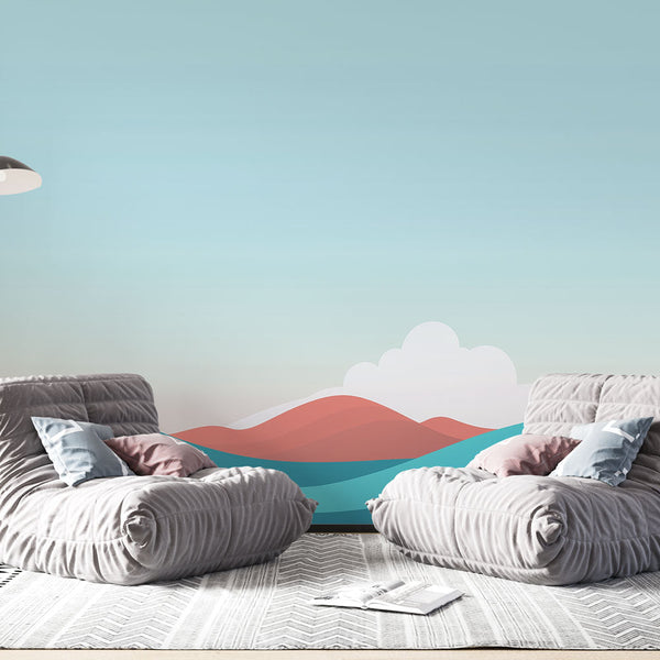 Marine Wave Wallpaper | Natural Gradient Elements