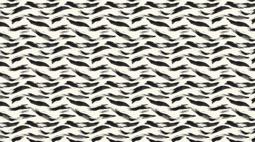 B&W Ripples Wallpaper | Artistic Flowing Lines Wall Mural