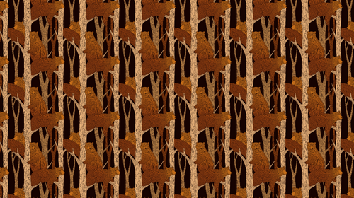 Bear Wallpaper | Warm Brown Bears Among Tree Branches