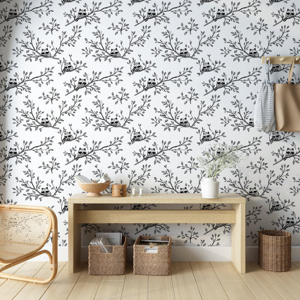 Panda Wallpaper | Pandas Playing on Delicate Leafy Branches