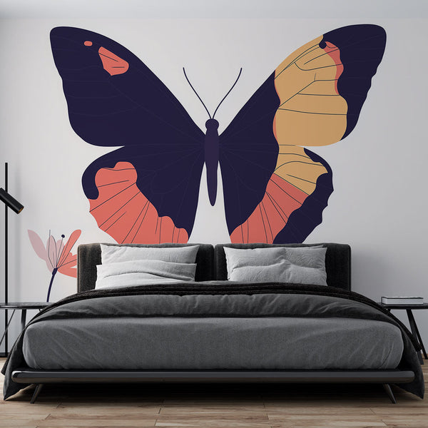Butterfly Wallpaper | Elegant Stylized Vibrant Motif