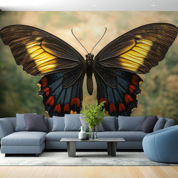 Butterfly wallpaper | Magnificent motif with radiant wings