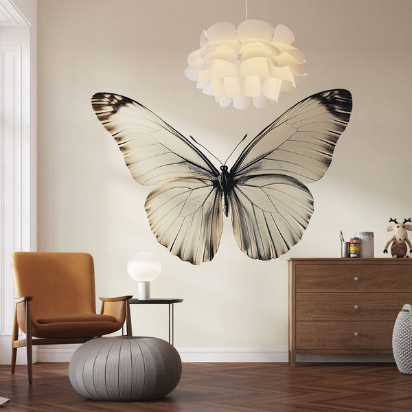 Butterfly wallpaper | Elegant motif with delicate translucent wings