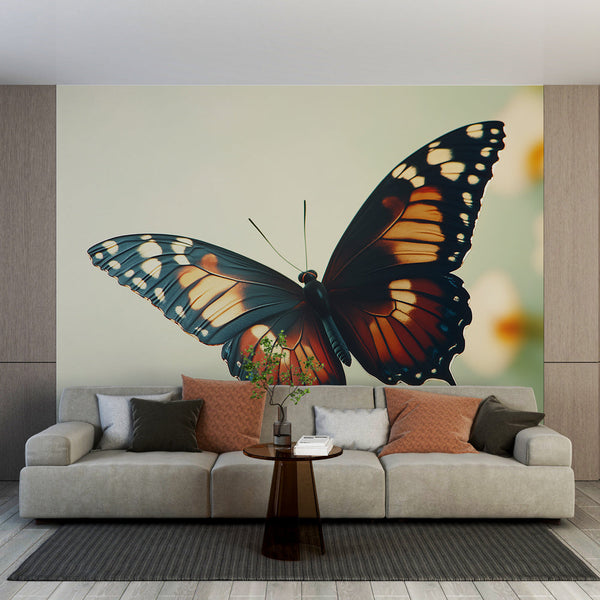 Colorful Butterfly Wallpaper | Soothing Background Mural