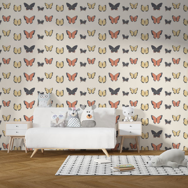 Butterfly Wallpaper | Colorful Yellow and Orange Butterflies