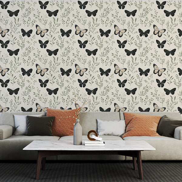 Butterfly Wallpaper | Soft Butterflies & Fine Foliage