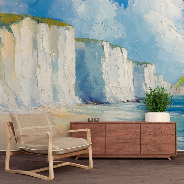 Coastal Cliffs Wallpaper | Seascape Wall Mural