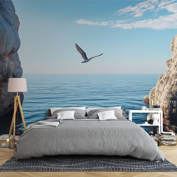 Seascape Escape Wallpaper | Eagle Cliff Wall Mural