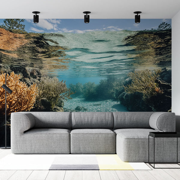 Underwater Reef Wallpaper | Coral Seabed Wall Mural