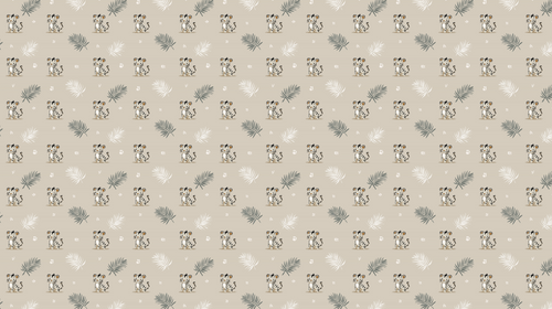 Cute Tiger Wallpaper | Playful Tigers and Tropical Leaves