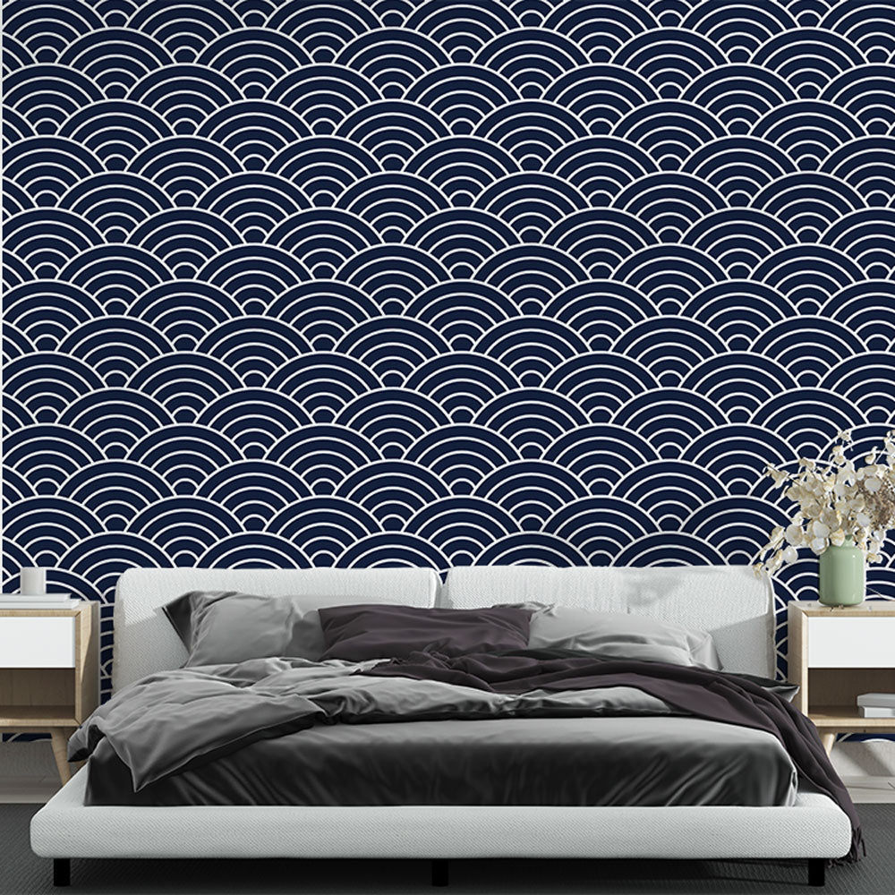 Graphic Wallpaper - White & Black Modern Design