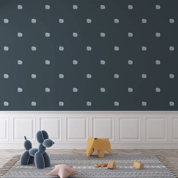 Elephant Wallpaper - Design Mignon and Minimalist