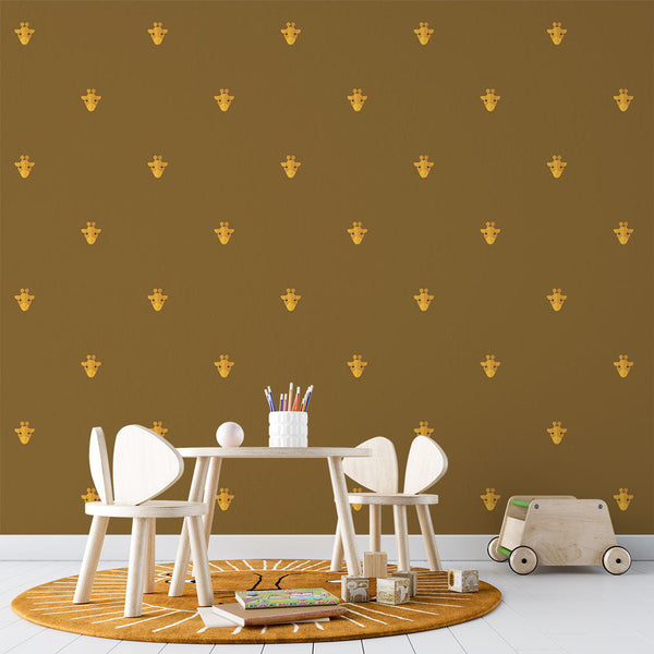 Giraffe Wallpaper - Design Playful and Chaleureux