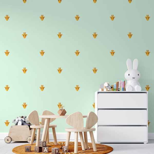 Giraffe Wallpaper - Pattern Playful for Chambre Kids