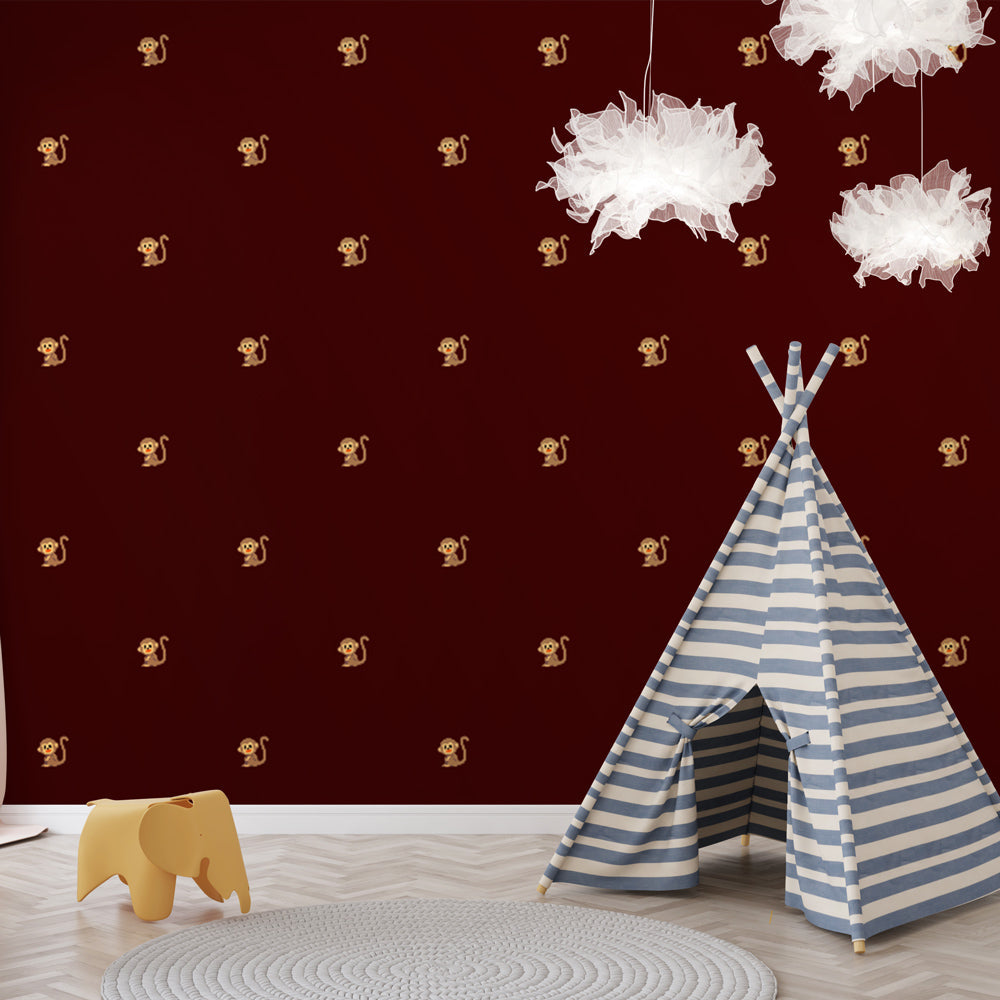 Monkey Wallpaper - Design Playful and Whimsical