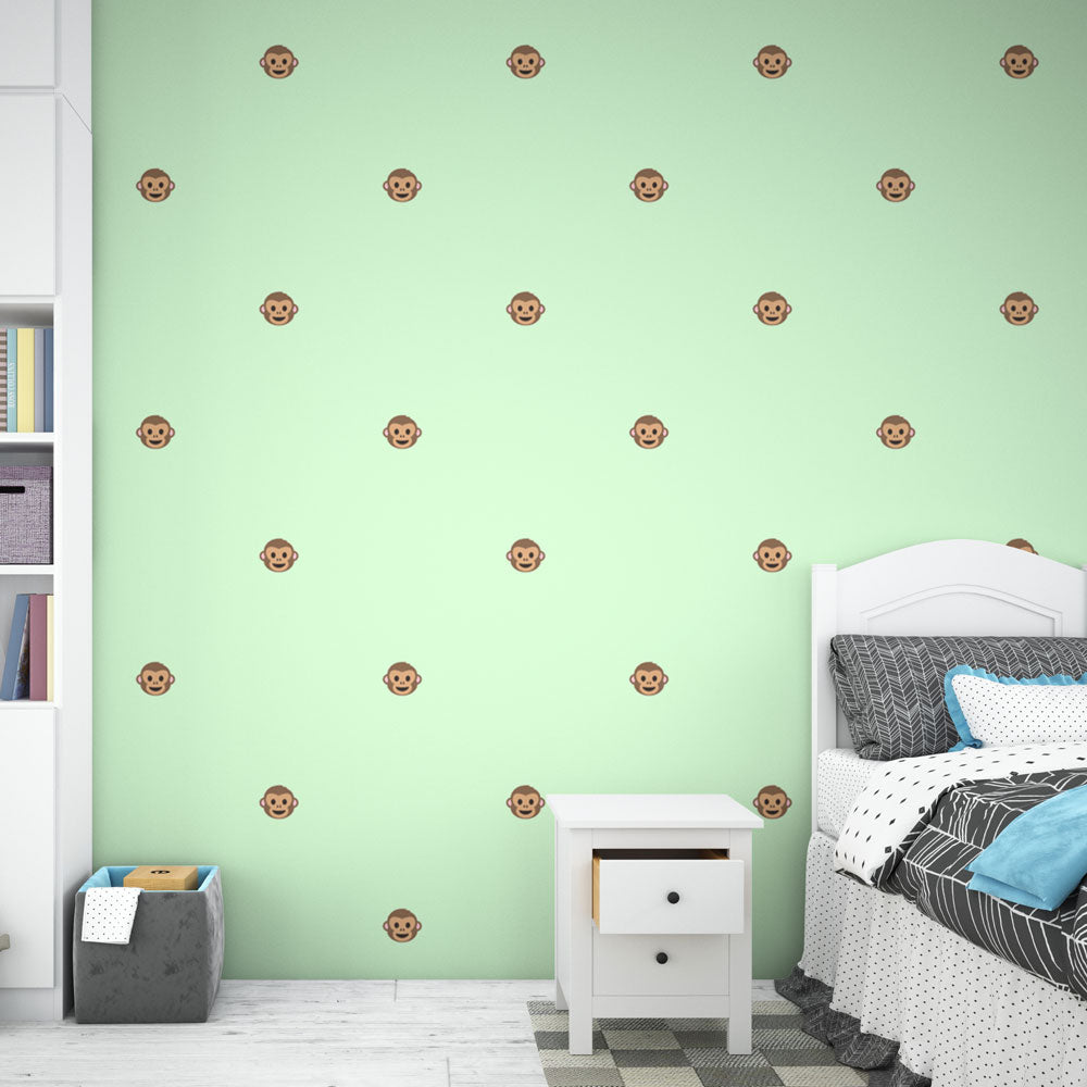 Monkey Wallpaper - Backdrop Green and Motifs Amusants