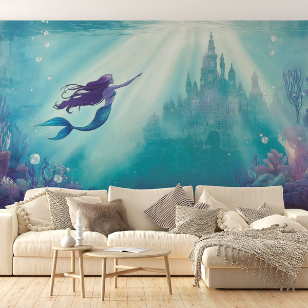 Mermaid Wallpaper | Enchanted Underwater Wall Mural