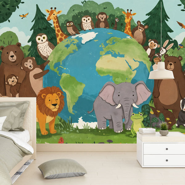Animal Wallpaper | Wild Journey Around the World Mural